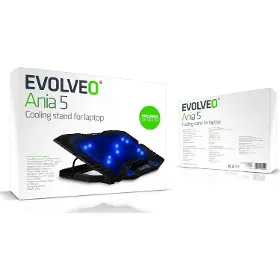 Chladicí podložka - Evolveo Ania 5 Black Černá - 6