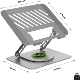 Stojan pod notebook - Evolveo CoolGuy Grey - 10