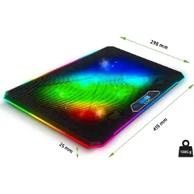 Chladiaca podložka - Evolveo Ania 9RGB Grey - 9