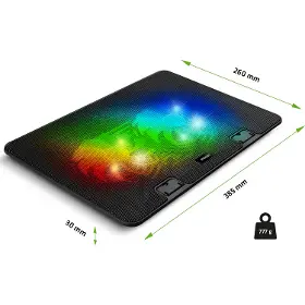 Chladiaca podložka - Evolveo A101RGB Black - 6