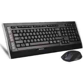 PC klávesnica a myš - set - A4Tech 9300F Black CZ - 3