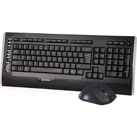 PC klávesnica a myš - set - A4Tech 9300F Black CZ - 4