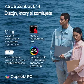 Notebook - Asus Zenbook 14 UX3480KA-OLED016 Arctic Blue - 15
