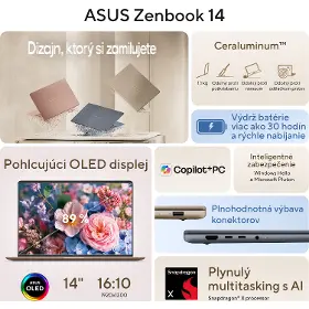Notebook - Asus Zenbook 14 UX3480AA-OLED249W Komodo Coral - 32