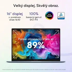 Notebook - Asus Vivobook 16 S5608QA-OLED416W Matte Gray - 14