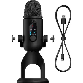 Mikrofon k PC - Logitech Yeti 2 Black - 11
