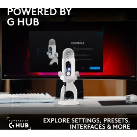Mikrofon k PC - Logitech Yeti 2 White - 14