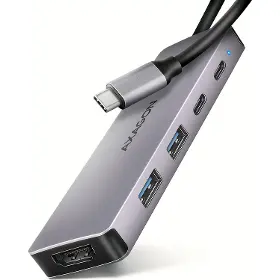 USB Hub - Axagon HMC-5H60 USB-C 5in1 HUB - 1