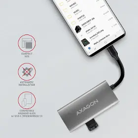 USB Hub - Axagon HMC-4G2 USB-C HUB - 4