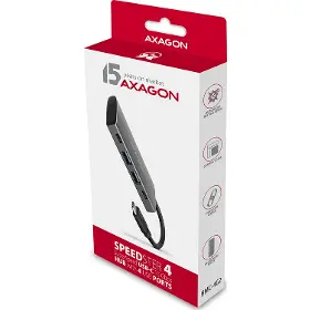 USB Hub - Axagon HMC-4G2 USB-C HUB - 8