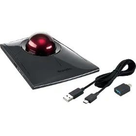 PC myš - Kensington SlimBlade Pro Trackball Black Red - 10