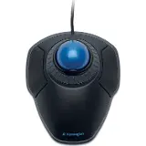Kensington Orbit Trackball with Scroll Ring Black Blue