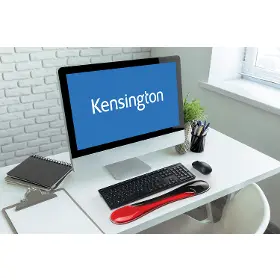 Ergonomická opěrka - Kensington Slim Duo Gel Keyboard Red - 5