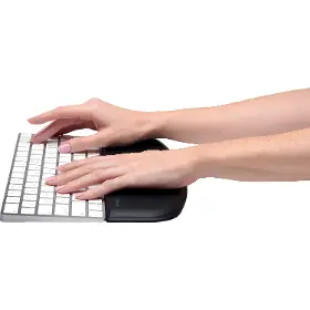 Ergonomická opěrka - Kensington ErgoSoft opěrka zápěstí pro nízké a kompaktní klávesnice Grey - 4