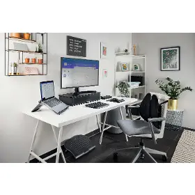 Ergonomická opěrka - Kensington ErgoSoft opěrka zápěstí pro nízké a kompaktní klávesnice Grey - 6