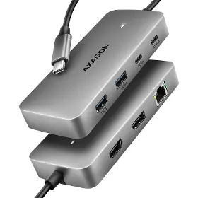 USB Hub - Axagon HMC-CUB83X2 USB-C 7in1 HUB - 1