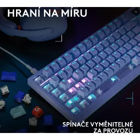 Herní klávesnice - Logitech G316 X 98 Purple US - 11