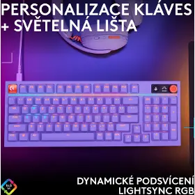 Herní klávesnice - Logitech G316 X 98 Purple US - 14