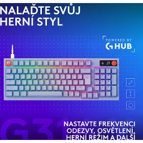 Herní klávesnice - Logitech G316 X 98 Purple US - 16