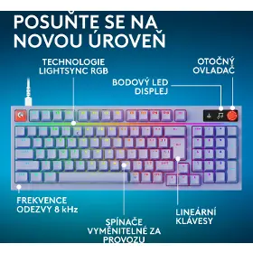 Herní klávesnice - Logitech G316 X 98 Purple US - 9