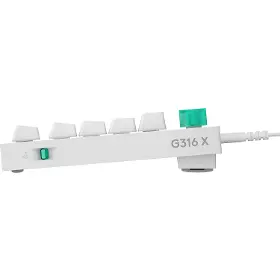 Herní klávesnice - Logitech G316 X 75 White US - 7