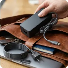 Napájecí adaptér - 3MK Hardy NTB charger 65W USB-C PD - 6