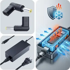 Napájecí adaptér - 3MK Hardy NTB charger 65W 5,5 × 1,7 mm - 5
