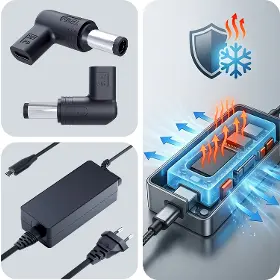Napájecí adaptér - 3MK Hardy NTB charger 65W USB-C 7,4 × 5,0 mm - 8