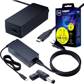 Napájecí adaptér - 3MK Hardy NTB charger 65W USB-C 7,4 × 5,0 mm - 1