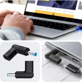 Napájecí adaptér - 3MK Hardy NTB charger 65W USB-C 4,5 × 3,0 mm - 4