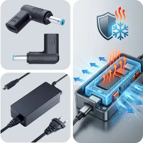 Napájecí adaptér - 3MK Hardy NTB charger 65W USB-C 4,5 × 3,0 mm - 6