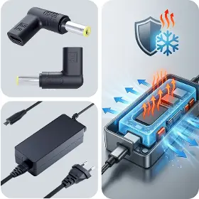 Napájecí adaptér - 3MK Hardy 65W 5,5 × 2,5 mm - 6