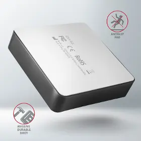 Externý box - Axagon ADSA-M2C 2x M.2 NVMe SSD dock - 3