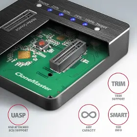 Externý box - Axagon ADSA-M2C 2x M.2 NVMe SSD dock - 7