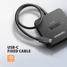 Externý box - Axagon ADSA-M2C11L M.2 NVMe SSD dock - 2