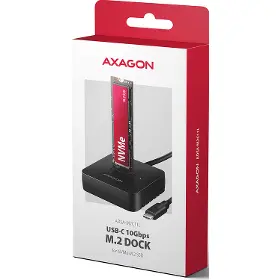 Externý box - Axagon ADSA-M2C11L M.2 NVMe SSD dock - 10