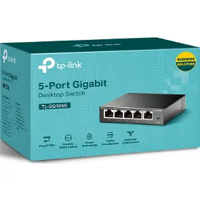 Switch - Tp-Link TL-SG105S Black - 4