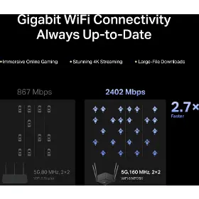 Router - Tp-Link AX270 Black - 5