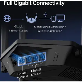 Router - Tp-Link AX270 Black - 7