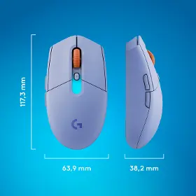 Herní myš - Logitech G305 X SUPERLIGHT Lilac - 11