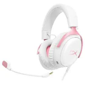 Drátová sluchátka - HyperX Cloud II White/Pink - 2