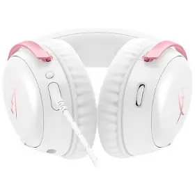 Drátová sluchátka - HyperX Cloud II White/Pink - 4
