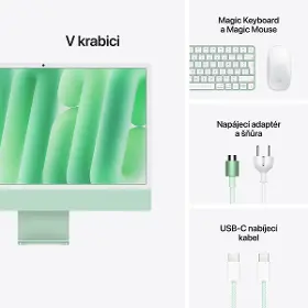 PC s monitorom - Apple iMac 24" M6 10-core 16/256 GB Green SK (2 Thunderbolt ports) - 8