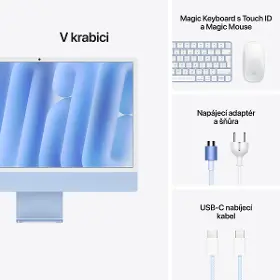 PC s monitorom - Apple iMac 24" M6 12-core 16/512 GB Blue SK (4 Thunderbolt ports) - 8