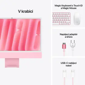 PC s monitorom - Apple iMac 24" M6 12-core 24/512 GB Pink SK (4 Thunderbolt ports) - 8