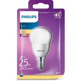 Žárovka - Philips LED 25W E14 WW 230V P45 FR ND - 1