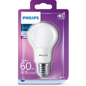 LED žárovka Classic - Philips LED 60W A60 E27 4000K - 2