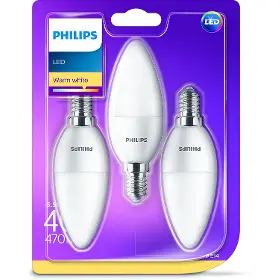 Žárovka - Philips LED 40W B35 E14 FR ND 3BC - 2