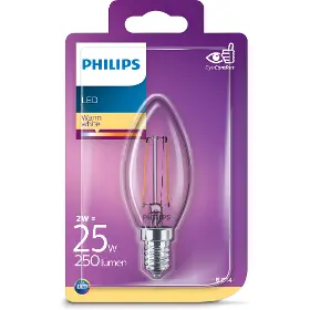 Žárovka - Philips LED classic 25W E14 WW B35 CLClasik - 1