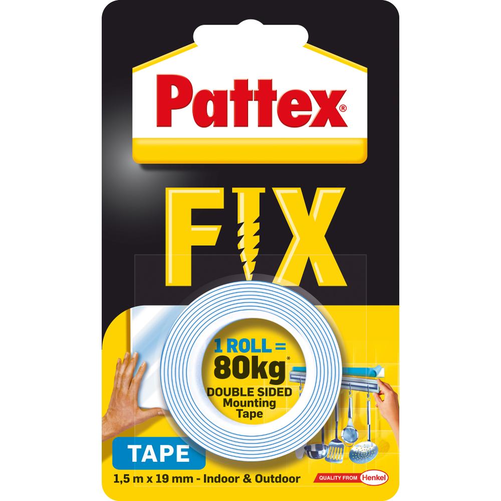Obojstranná lep. páska 1,5m/80kg PATTEX